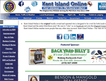 Tablet Screenshot of kentisland.cc